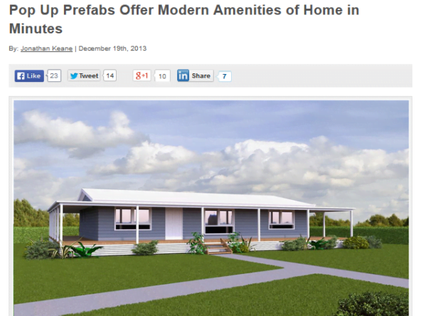 Prefab Homes featured in Industry Tap