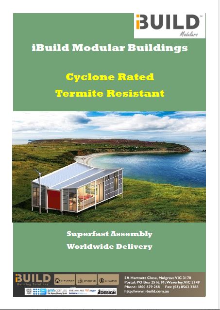 iBuild Modular Homes Brochure Cover