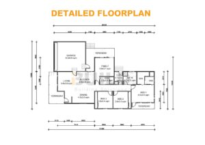 Kit Homes Darwin Detailed Floor Plan