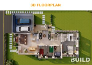 Kit Homes Rockhampton 3D Floorplan V2