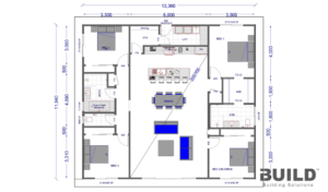 Kit Homes Seacrest Floorplan