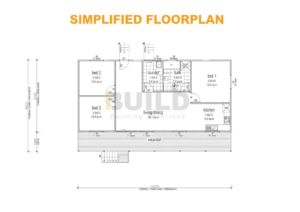 KIT HOMES WODONGA SIMPLIFIED FLOORPLAN