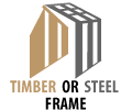Timber or steel frames