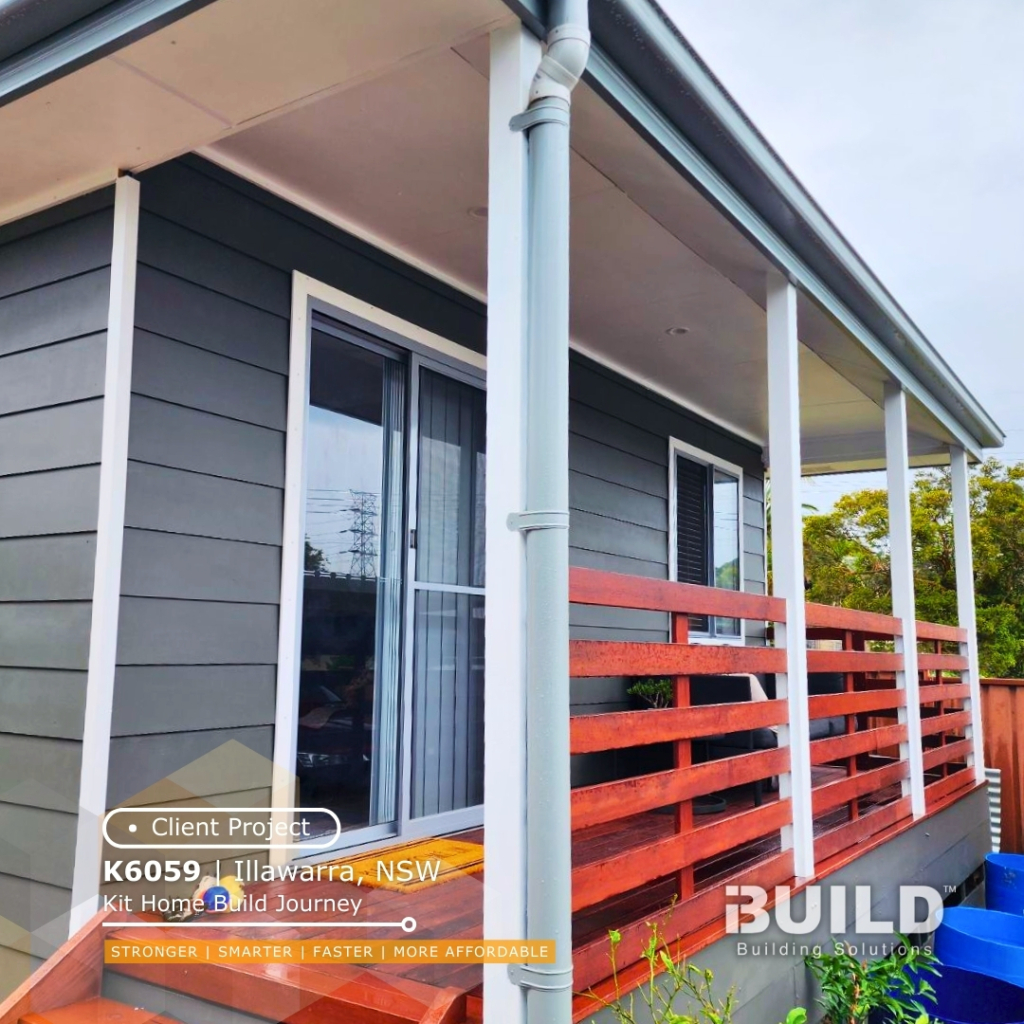 Michael's Custom iBuild Kit Homes Portland in Koonawarra, NSW.