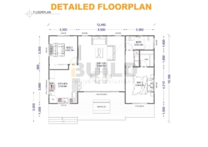 Kit Homes Mackay Detailed Floor Plan