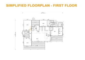 Kit Homes San Remo Simplified Floorplan FF