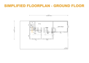 Kit Homes San Remo Simplified Floorplan GF