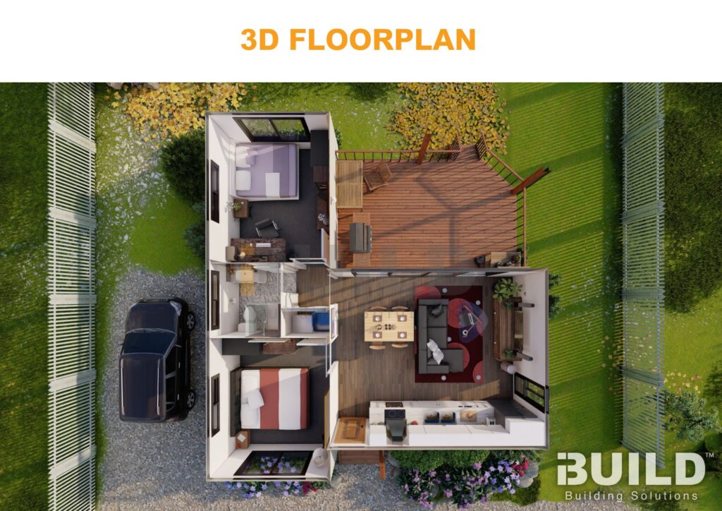 Kit Homes Seymour 3D Floorplan V2