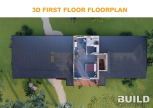 Kit Homes Gold Coast 3D First Floor Floorplan