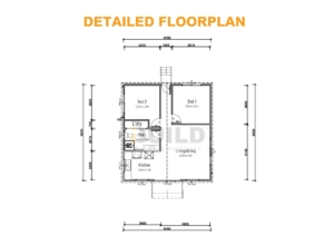 Kit Homes Sale Detailed Floorplan