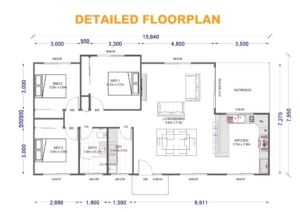 KIT HOMES PENRITH DETAILED FLOORPLAN