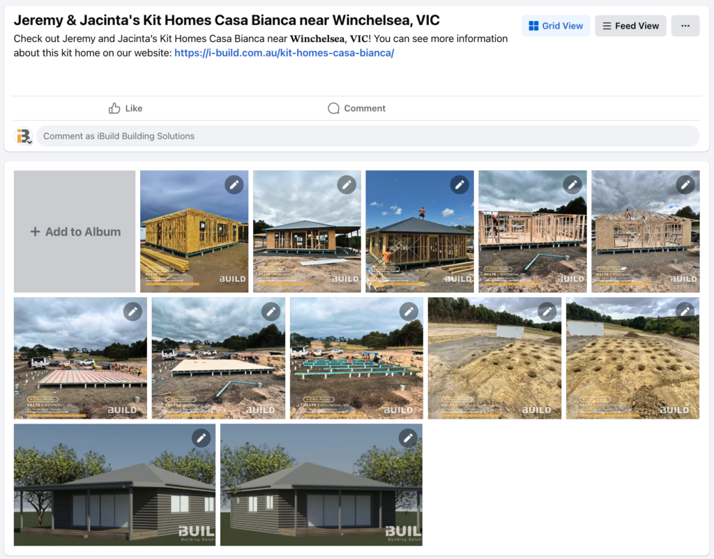 IBuild Kit Homes Winchelsea Facebook Album