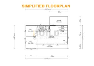 Kit Homes Moree Simplified Floorplan V2