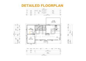 Kit Homes Moree Detailed Floorplan