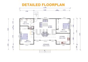 Kit Homes MELROSE 42 DETAILED FLOORPLAN