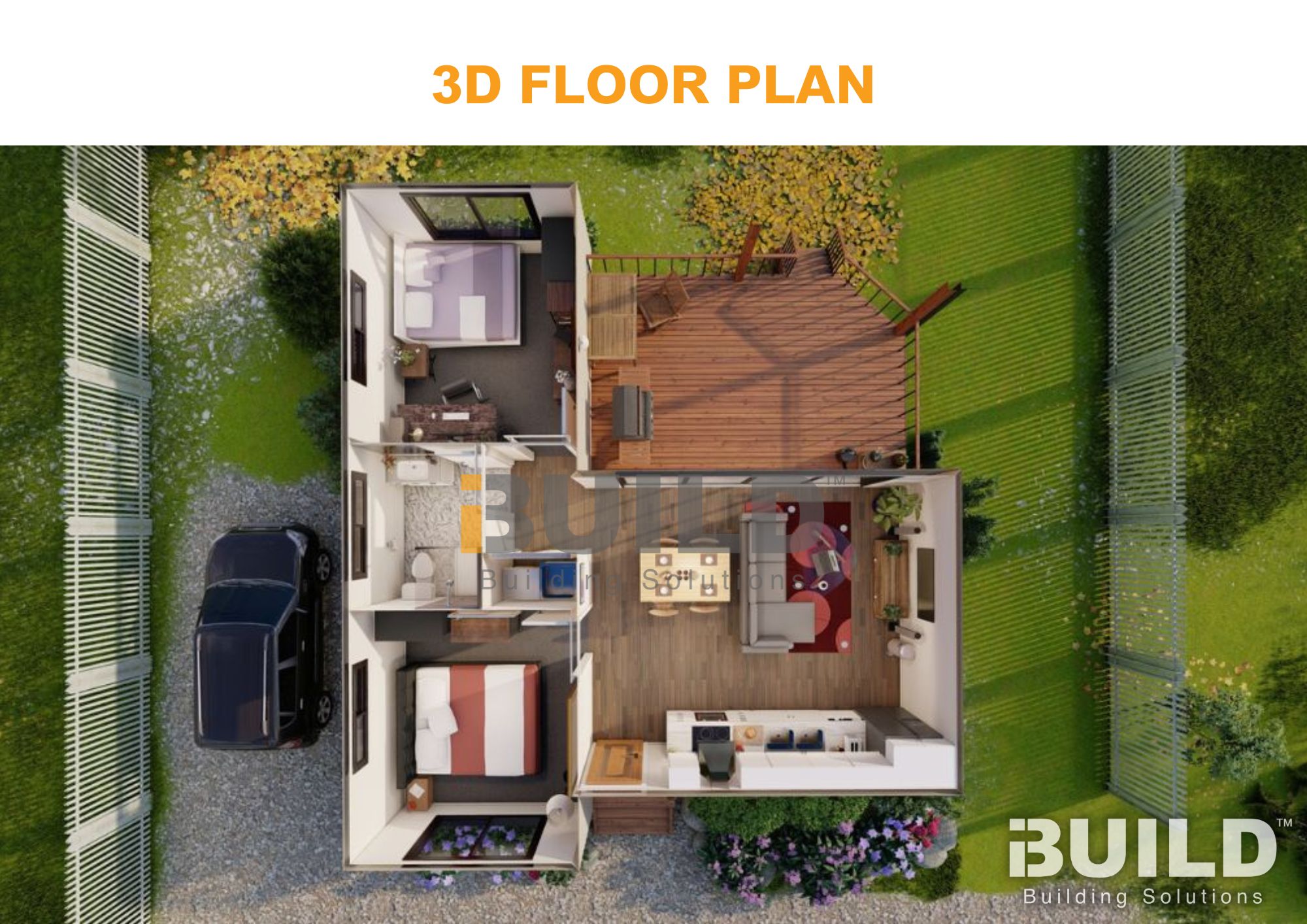 Kit Homes Seymour 3D Floor Plan