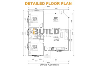 Kit Homes Seymour Detailed Floor Plan