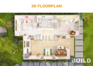 Granny Flats Belgrave 3D Floor Plan 1