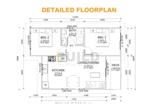 Granny Flats Belgrave Detailed Floor Plan