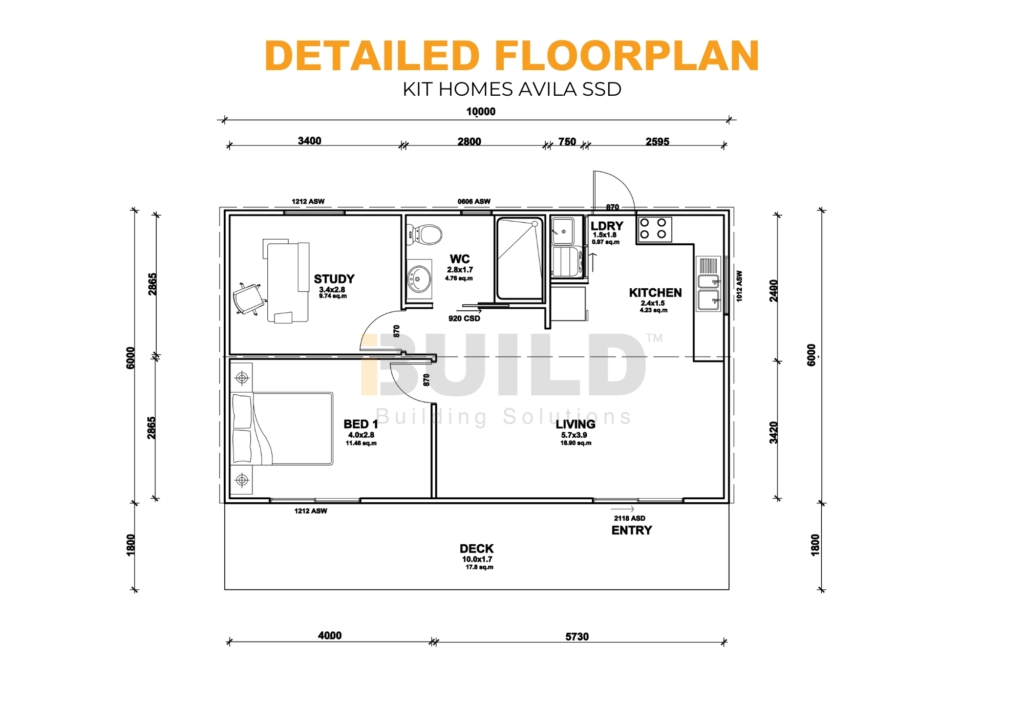 Kit Homes AVILA SSD DETAILED FLOORPLAN