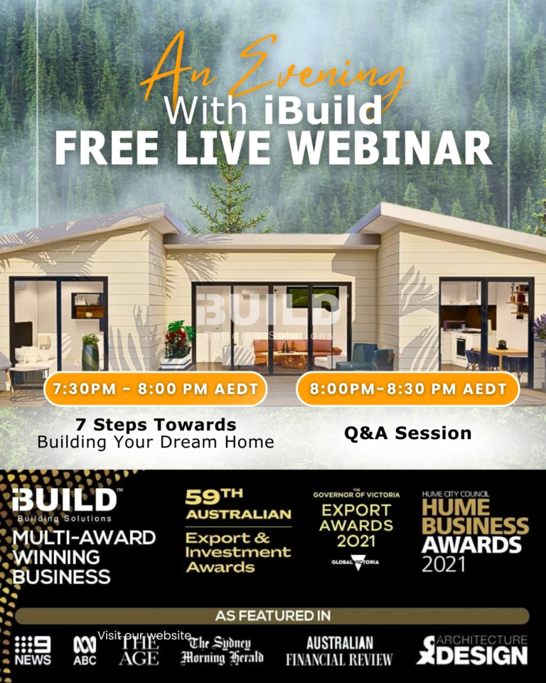 An Evening with iBuild Webinar AEDT